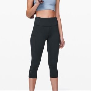 lululemon Fast and Free Crop II 19" 
Nulux